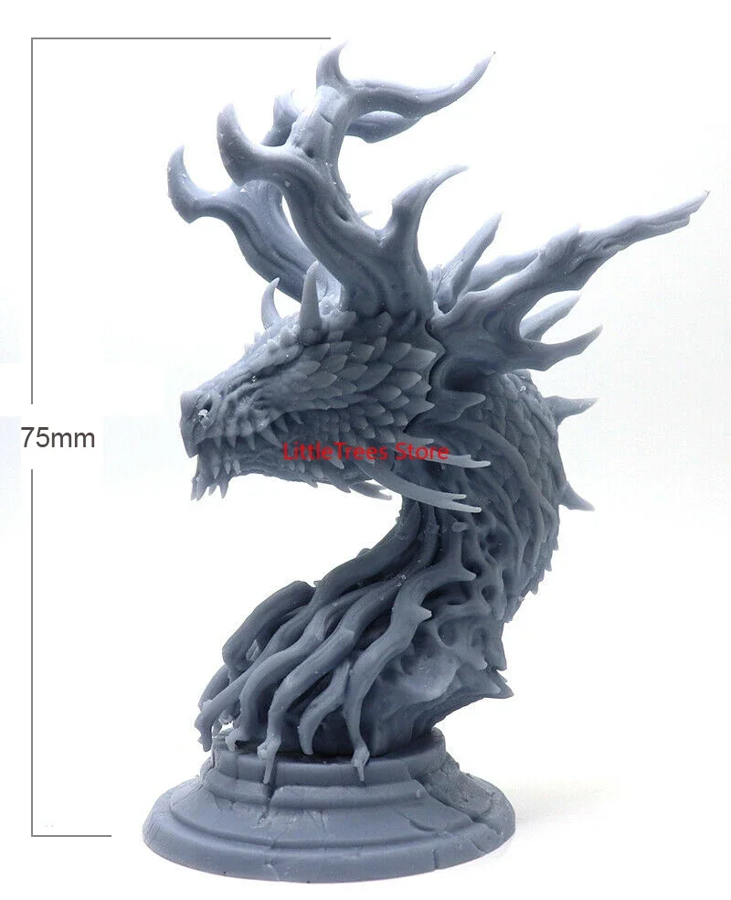 Resin Model Kits Dragon Forest Bust Figurines DW-085