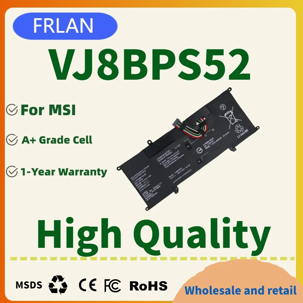

Factory direct sale VJ8BPS52 Laptop Battery For S13 VJS112C0911W VJS132C0711B VJS131C0211S VJS112C0111B 7.6V 35Wh