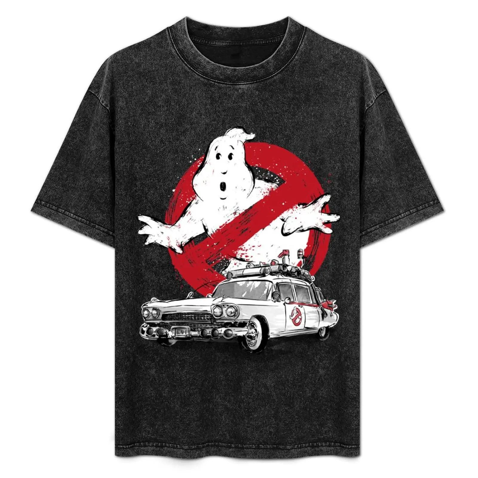 

Ecto 1 sumi-e T-Shirt cheap stuff shirts graphic tees Luxury man anime shirt mens graphic t-shirts funny