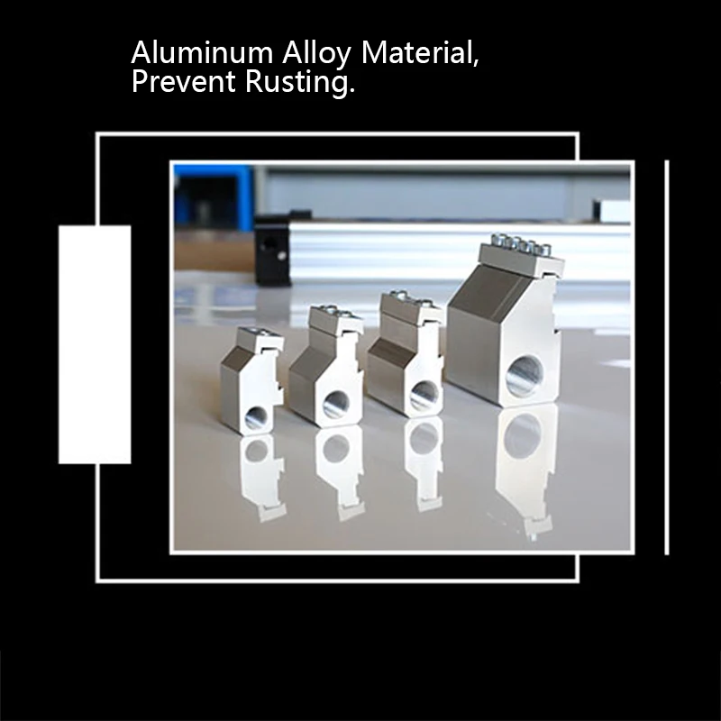 2PCS OSP-P16/25/32/40/50 가이드 레일 장착 액세서리가 있는 고속 기계식 로드리스 실린더 기계식 버퍼 제한