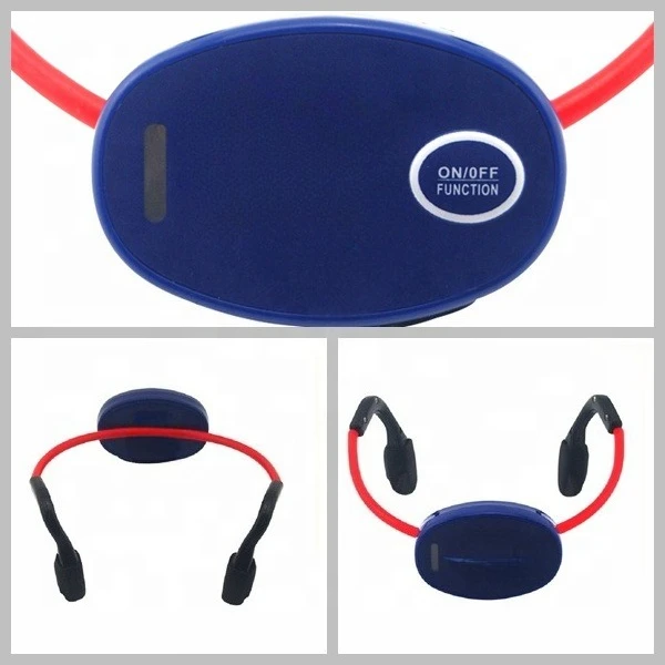 جهاز اتصال لاسلكي للتدريب على السباحة للمدربين وسماعة توصيل العظام تحت الماء للسباحين