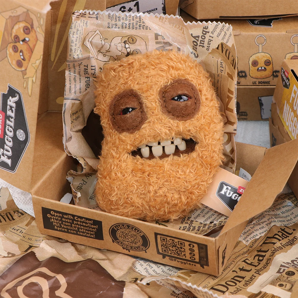 

FUGG NUGGETS Blind Box Fuggler Original Plush Toy Colonel Chicken Nuggets 8.5-9.5CM Ugly Monster Stuffed Peluche Doll Gifts