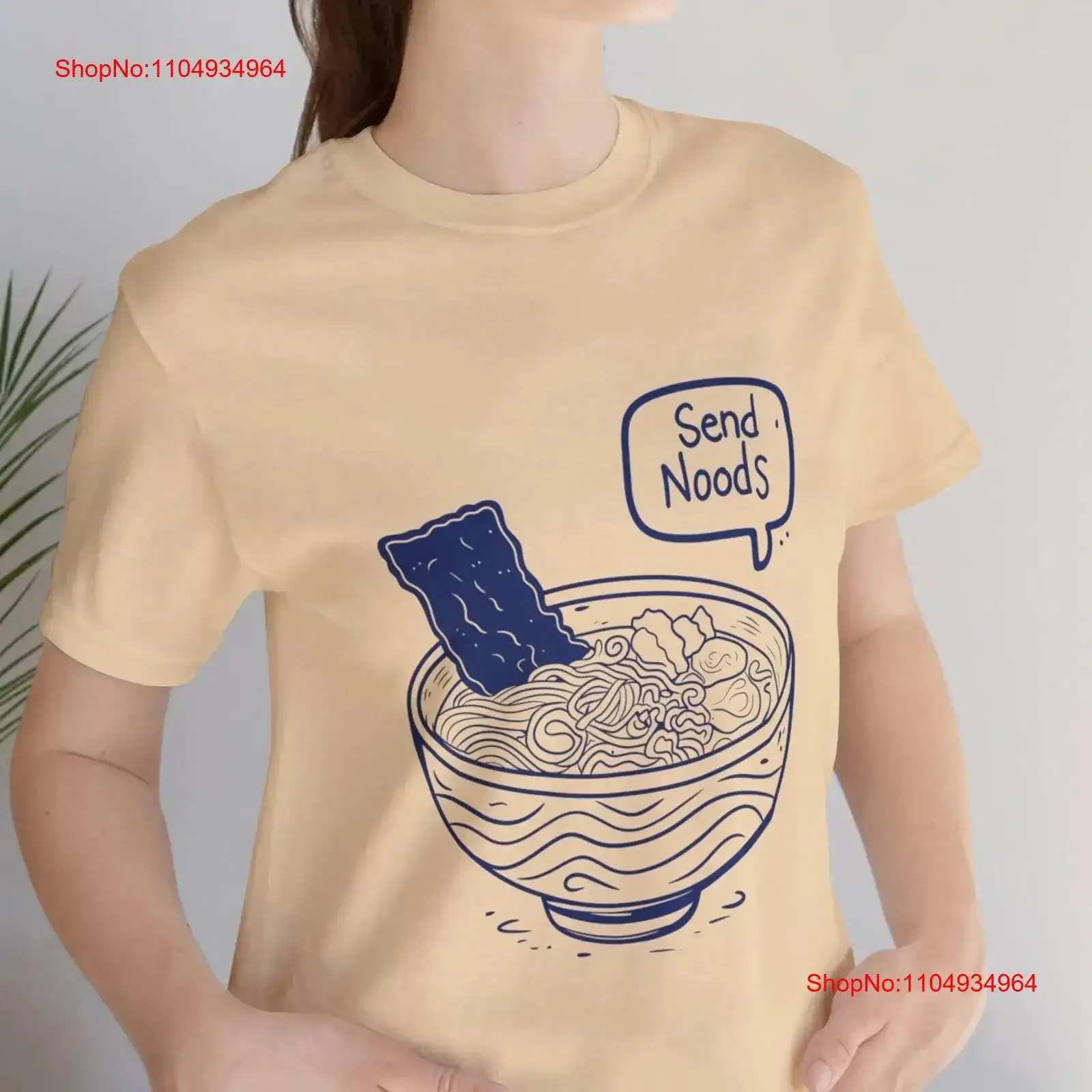Enviar Noods camiseta fideos divertido Foodie Noodle Lover comida Pasta vintage lavado ropa de diseñador homme streetwear gráfico Casual
