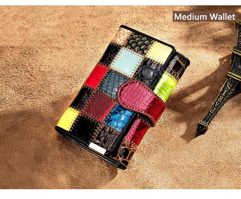 Värvikad rahakotid lehmanahast | kujundav pilt e-kaubamaja pildikogust