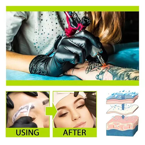 Imagen 2 del producto Nueva crema de tatuaje Goosica 79.9% de alta calidad antes del maquillaje permanente Microblading cejas labios cuerpo piel 10g