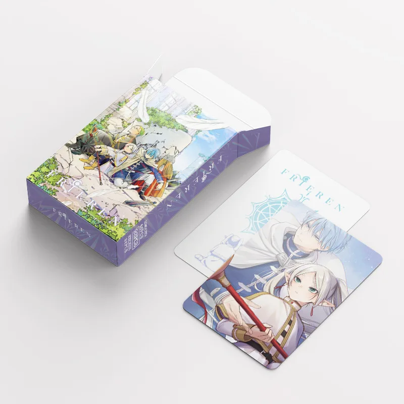 Frieren At The Funeral Anime Collection Cards Set Cartoon Beyond Journey\'s End Himmel Fancy Card Lomo Postcards Birthday Gifts