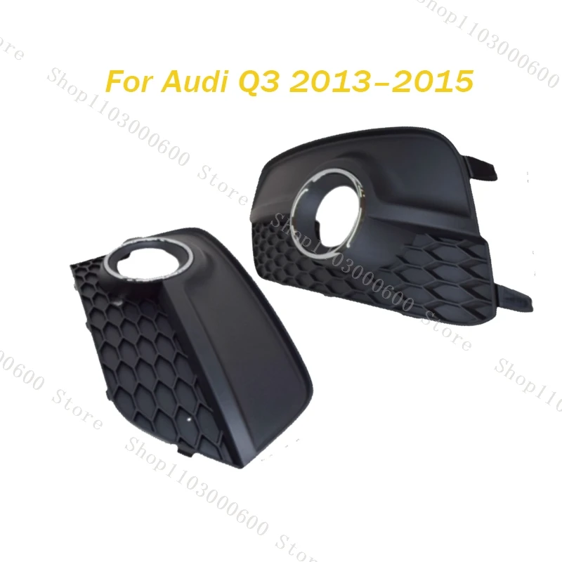 

Car Fog Light Cover For Audi Q3 2013 2014 2015 Front Bumper Fog Lamp Frame Grille Accessories 8U0807681ESP9 8U0807682ESP9