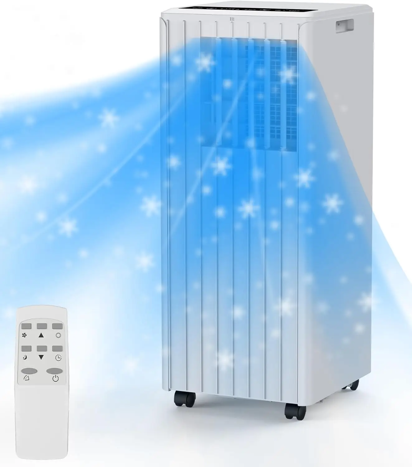 

Summer Portable Air Conditioner,8000BTU(ASHRAE) Potable AC with Dehumidification and Fan Function,Remote Control Air Conditioner