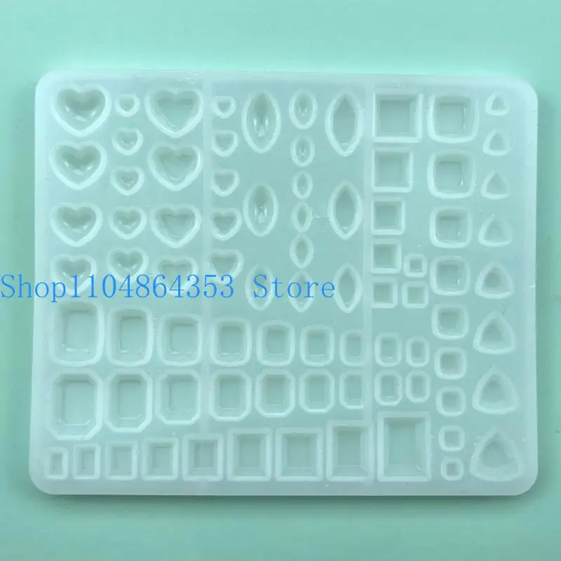 

Силиконовая форма в форме сердца и квадрата, форма для литья из смолы под кристаллы и алмазы, для изготовления ювелирных изделий, эпоксидная форма для литья, форма для ледяных кубиков, для рукоделия своими руками