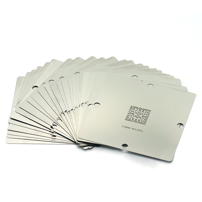 23 pochoirs BGA de 90 mm x 90 mm pour console de jeu (XBOX360, 4 pièces WII, PS3, 15 pièces pour PS3, Xbox 360, Wii) pour station de soudage de reprise de composants