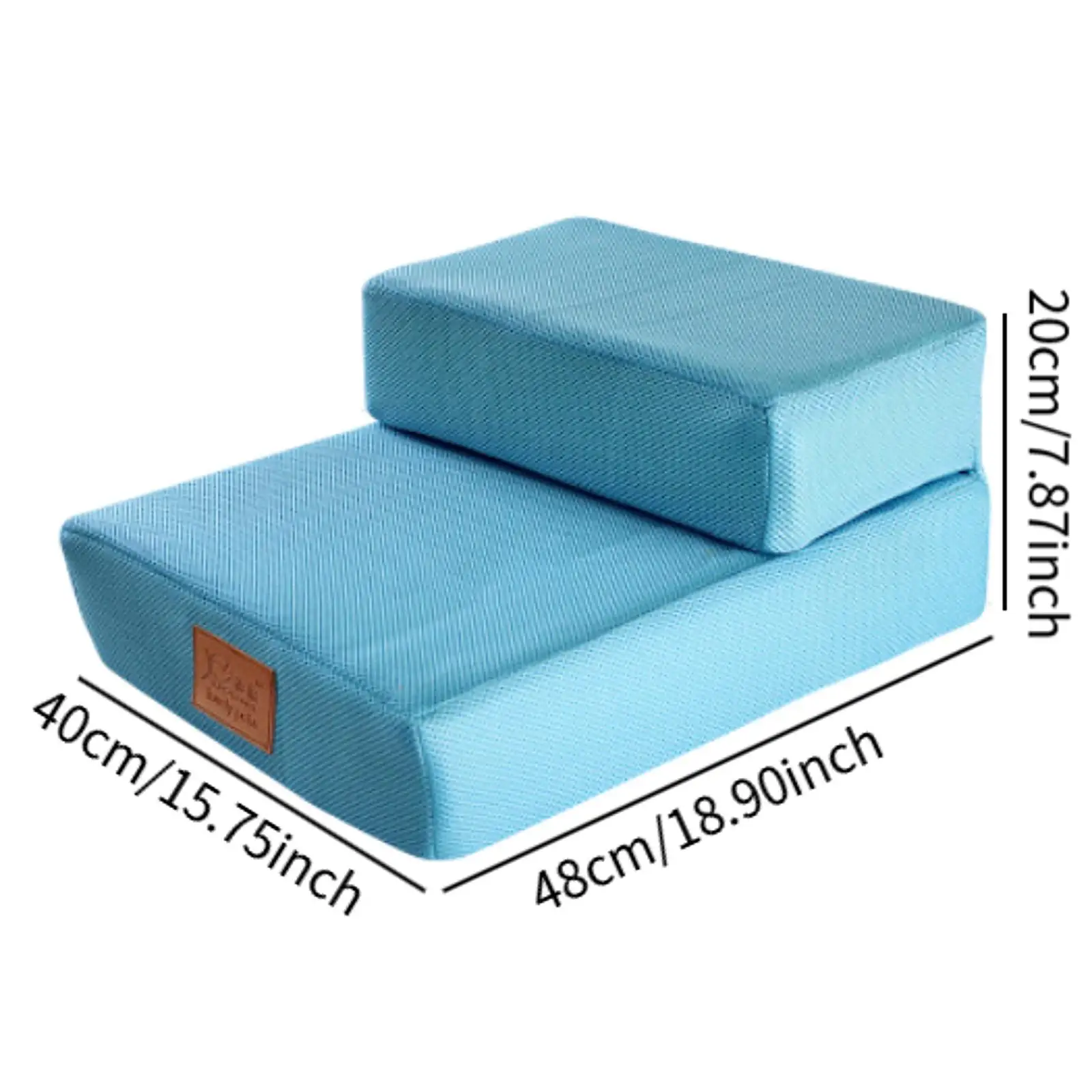 Afbeelding 7: 2-stappen hondentrappen voor hoog bed Comfortabel antislip Lichtgewicht huisdiertrappen Binnengebruik Hoog bed Klimmen voor katten Kleine huisdieren