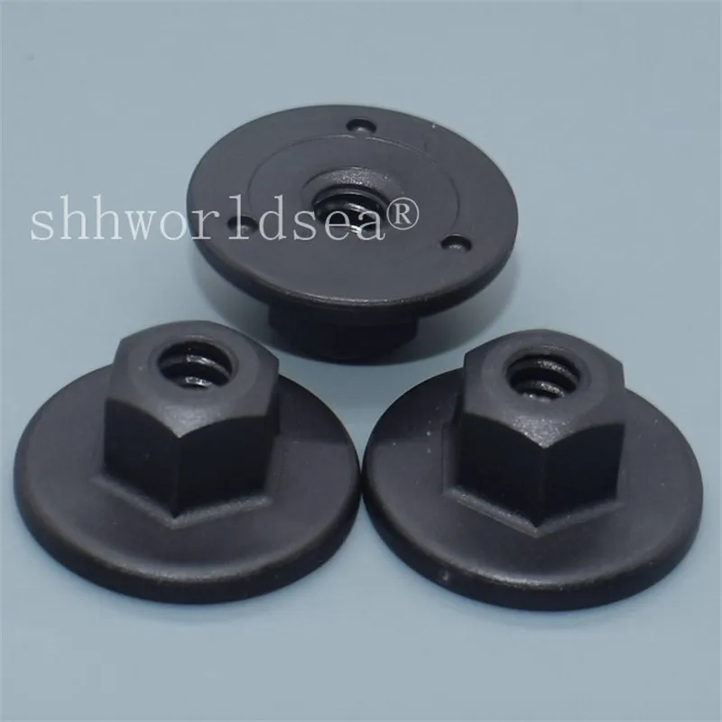 100PCS For BMW 10MM Hex Head Plastic Self Threading Arch Lining Insulation Trim Retainer Nut Fastener 7169847 07147169847