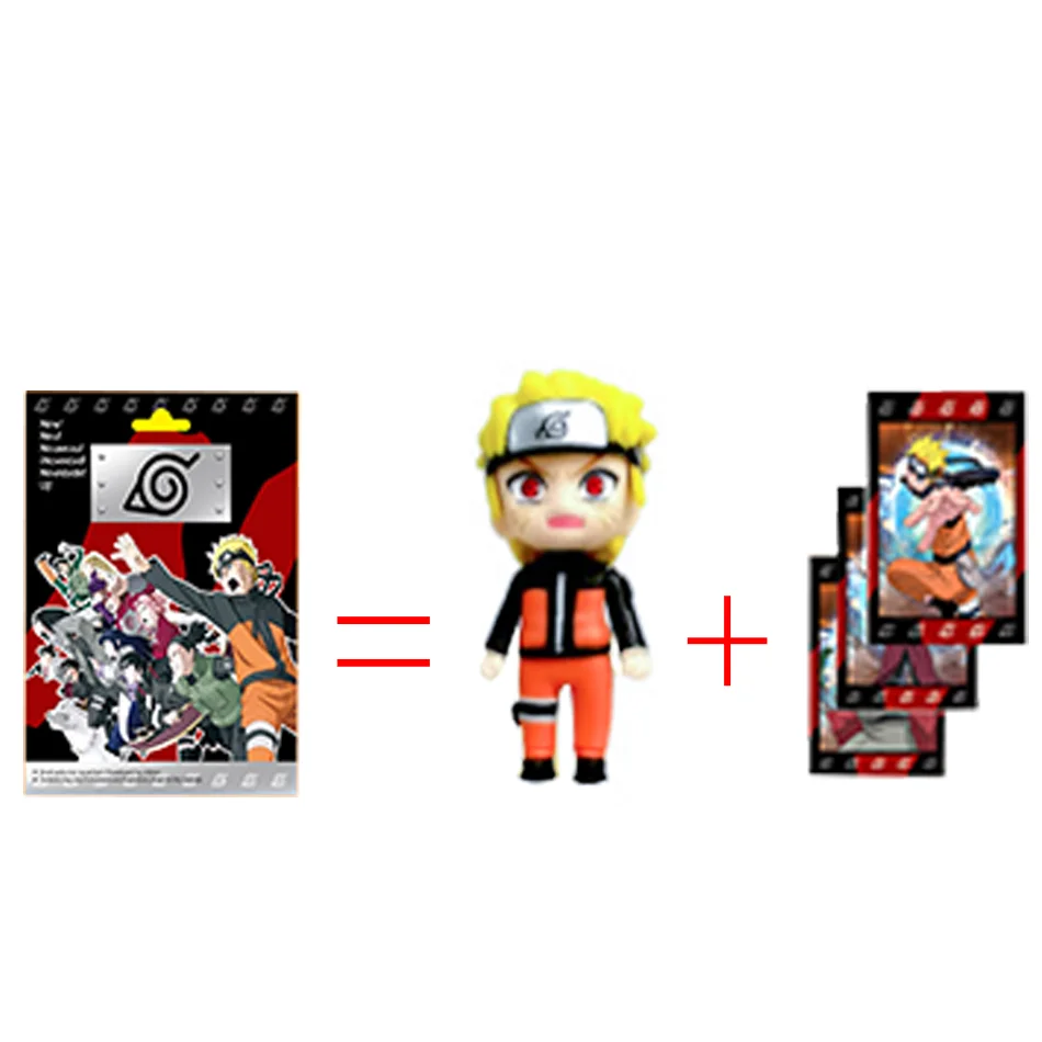 2-24pcs Anime Naruto Figure Blind box Uzumaki Sasuke Kakashi Action Figures PVC Model Toys Children birthday Christmas gift