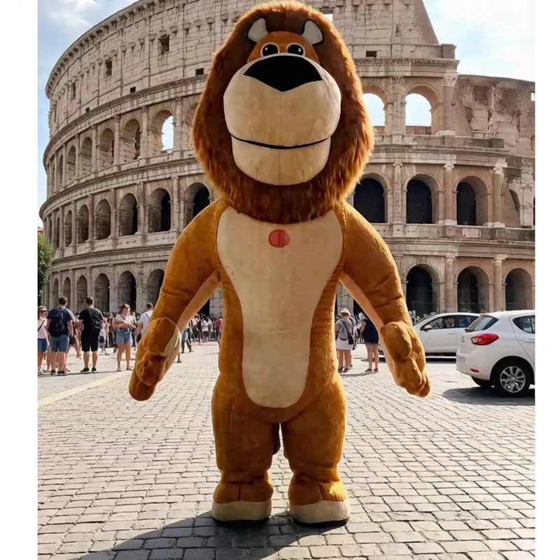Inflatable Lion Mascot Costume Cartoon Animal Doll Elephant Theme for Stage Performance Wedding And Celebrations Role Play view 3