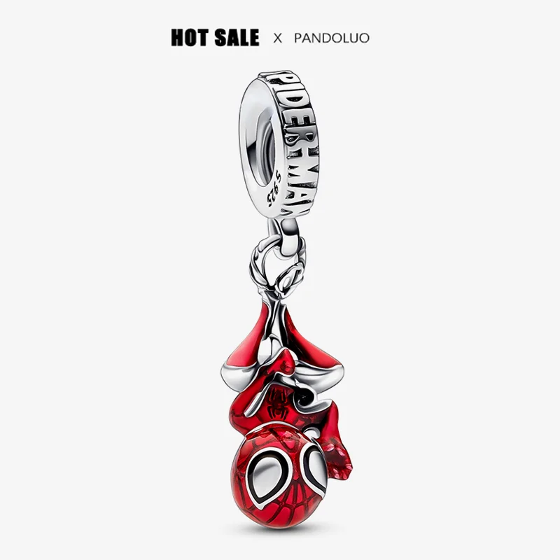 925 Prata Marvel Deadpool Charme para Mulheres, Contas Fit Original Pandora Pulseira, Jóias, Venda Quente, Novo, Wolverine, 2024