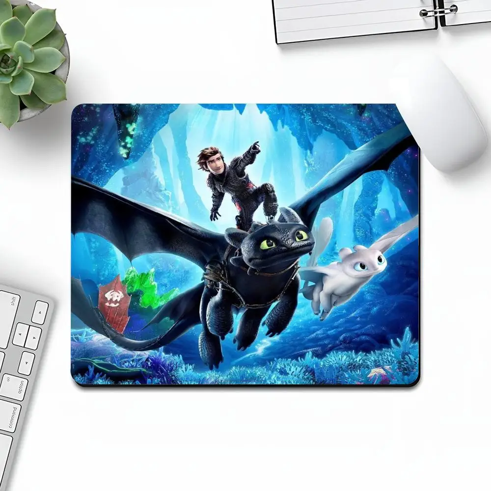 Tra-inS Your DragonS Mouse Pad Art Gaming Gamer Small Rubber Music Locking Edge Large Computer MousePad Laptop Desk Pad