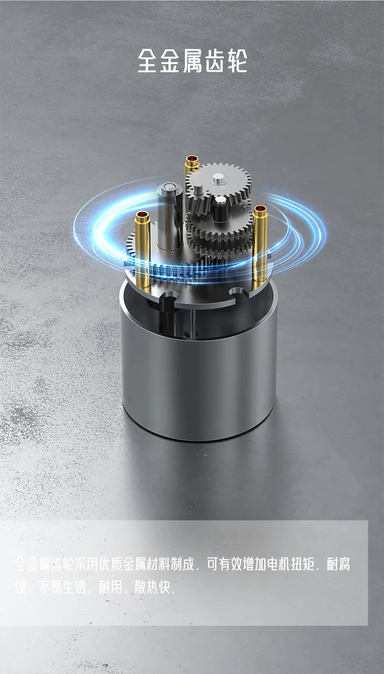 High Torque 520 DC Gear Motor 6V 12V 24V Micro Brushed Reduction Motor for  Smart Lock & Automation