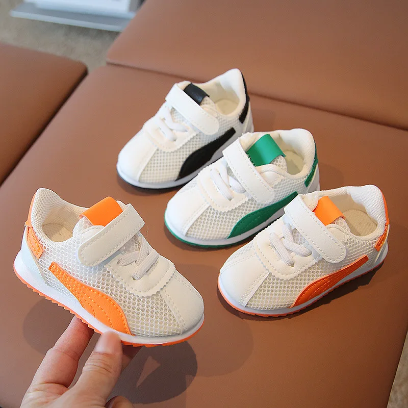 2022 Summer New Children's Running Shoes Baby Shoes Sports Shoes White Shoes Casual Shoes Toddler Shoes