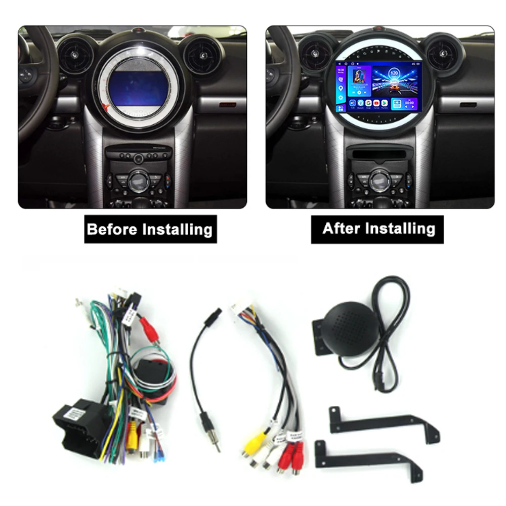 EKIY Autoradio For BMW Mini Cooper R56 R60 R51 2006-2014  Android 10 Car Radio Stereo Carplay Navigation GPS No DVD Player