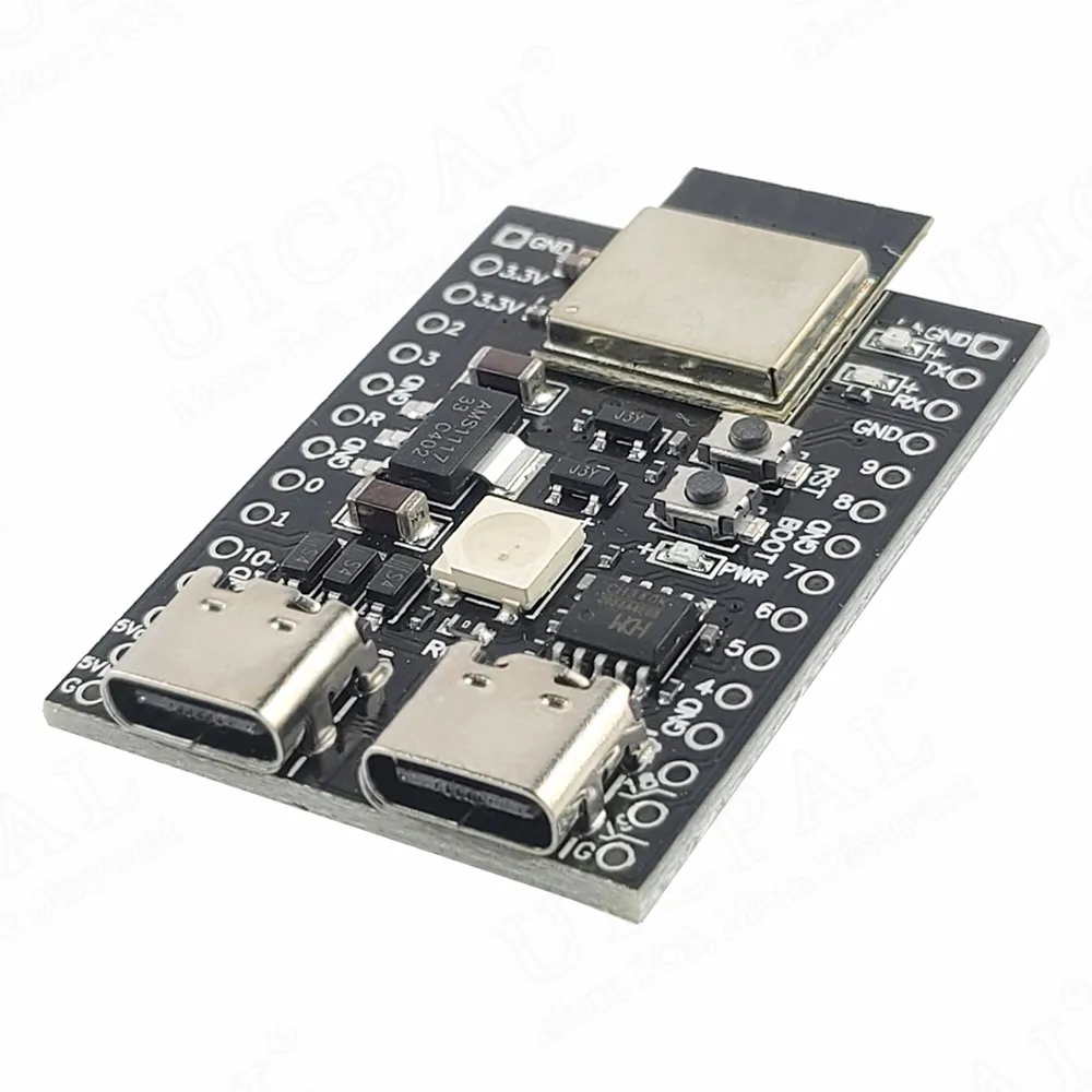Picture 7: MINI ESP32 C3 Development Boards 2.4G Wifi 4 BLE5.0 Module Internet of Thing 4MB Flash Dual Type-C Serial CH343P 30Pin ESP32-C3