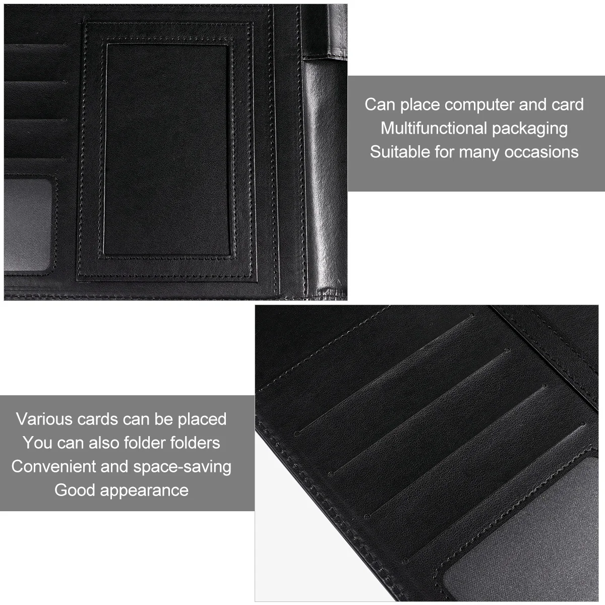 1 قطعة مجلد ملفات محمول حامل مستندات ممتاز قوي متعدد الوظائف مكتب اللوازم المدرسية A4 كيس التخزين