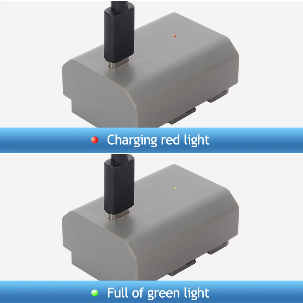 Type-C NP-FZ100 Li-Ion Battery for Sony A1 A9 A6600 A6700 A7R3 A7S3 A7R5 A7C ZV-E1 , A7 IV , A7S III , A7R V Camera FZ100 USB-C