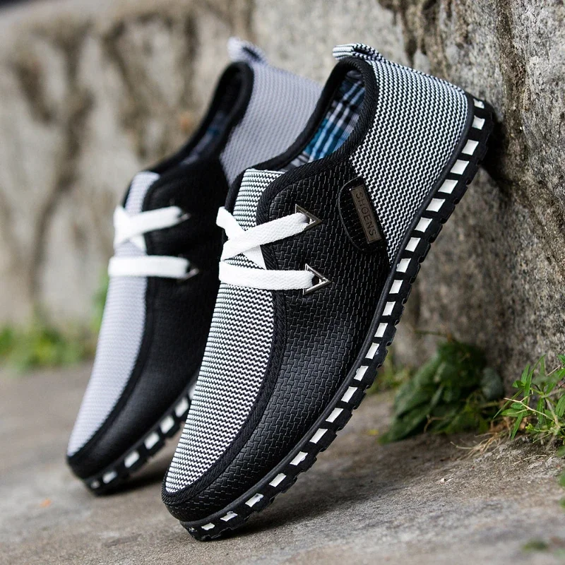 Hot Trendy Men Casual Shoes 2024 Slip-on Comfortable Flat Men\'s Shoes Concise Lazy Basic Driving Male Shoes New Erkek Ayakkabı