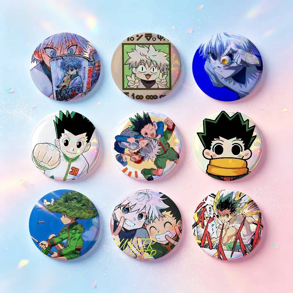 G-Gon and k-killua Badges Round Nijigen Otaku Culture IP peripheral products 58mm 44mm 32mm 75mm 25mm Mini