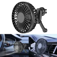USB Interface Fans Mini Small Cooler Big Strong Wind DC 5V Air Conditioning Outlet Fan For Car Desk Truck Cooling System Parts