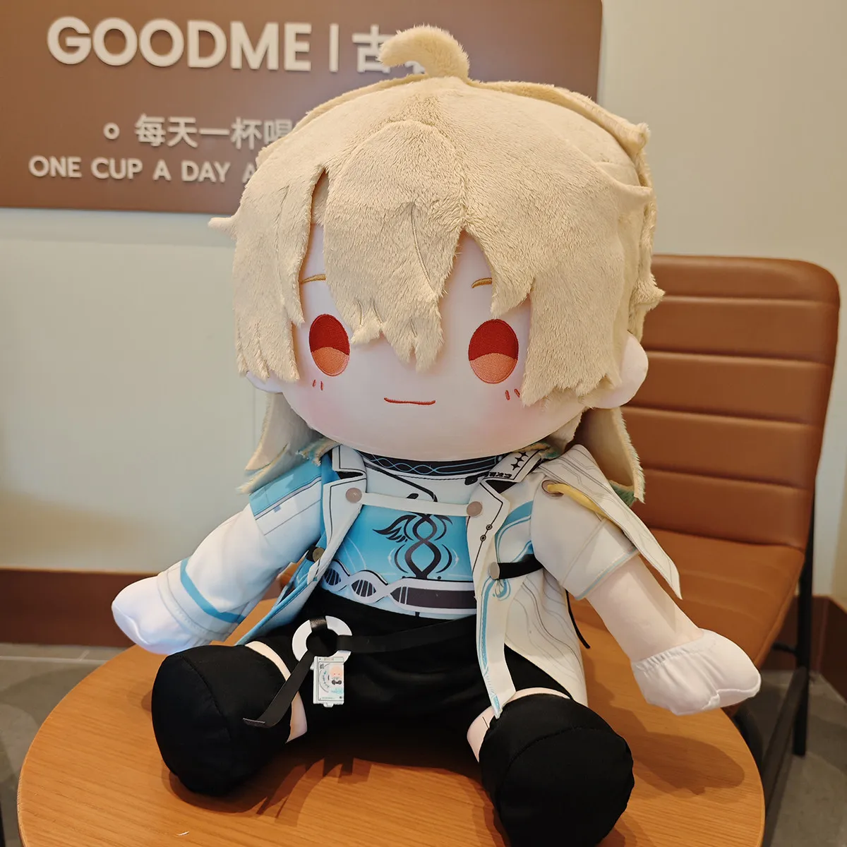 40CM Game Wuthering Waves LUUK HERSSEN Doll Plush Sitting Posture Cotton Toy Cartoon Birthday Gift  Plushie Mascot Pillow