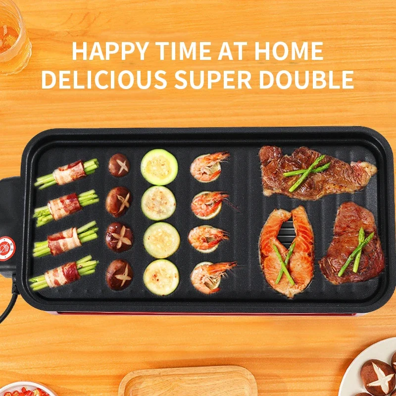 2025 Electric BBQ Tray, Multifunctional, BBQ Grill, Electric BBQ Skewers