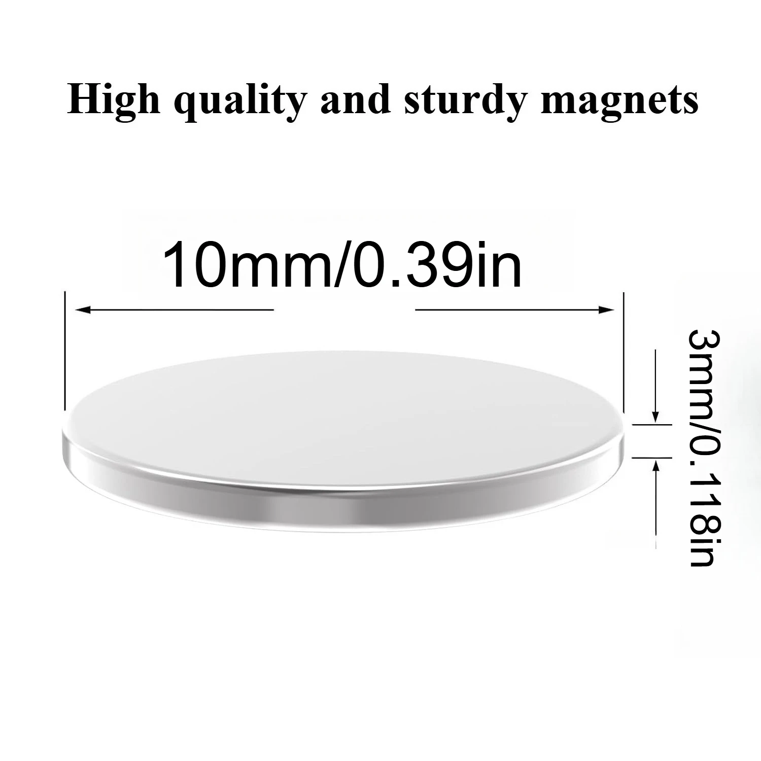 6.5x1.58/20x3/10x3mm circular refrigerator magnet, suitable for office, warehouse storage, handicrafts, refrigerator, whiteboard image 2