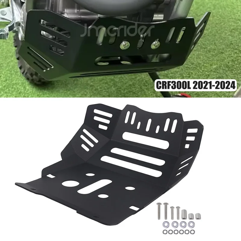 

Для HONDA CRF300L CRF 300 L 2021-2022 2023 2024, аксессуары для мотоциклов, защитная крышка под двигателем, защитная пластина Bash, защита рамы