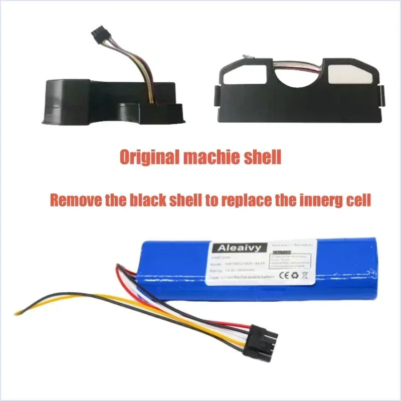 14.4V 3500mAh Battery for Cecotec Conga 3090 3091 3092 1690 1890 2090 2290 Robot Vacuum, High Capacity Li-ion Replacement