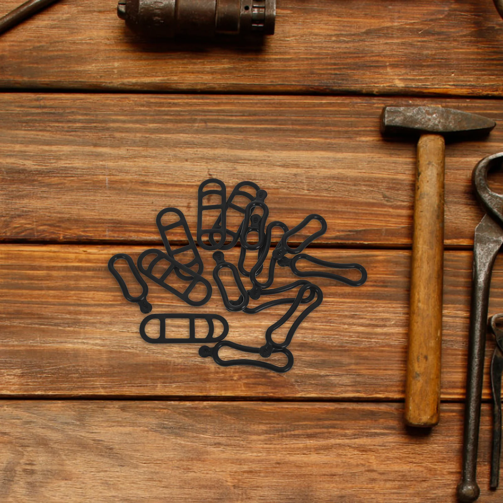 

15Pcs Bicycle Light Silicone Straps Flexible Mount Bands for Mountain Bike Flashlight Holder Cycling Outdoor Use