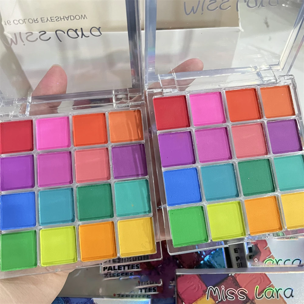 9/16 لون/مجموعة الصلبة قوس قزح أومبير لوحة مسمار مسحوق Net1-2g الملونة مرآة سحرية الكروم مسحوق ماكياج/منايكير فرك الغبار