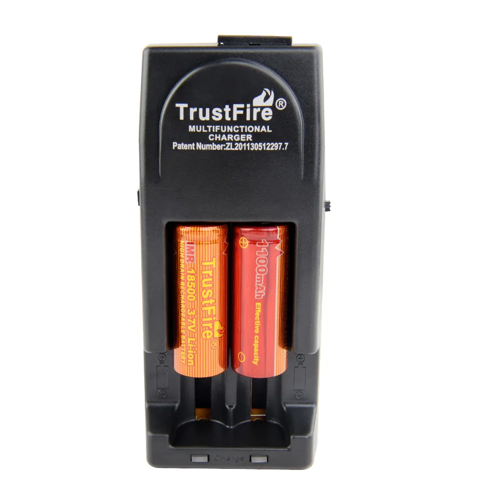 

TrustFire TR-001 Multifunctional Li-ion Battery 2 Slot Charger for 10440 14500 18350 16340 18650 4.2V 3.0V Lithium Battery Durab