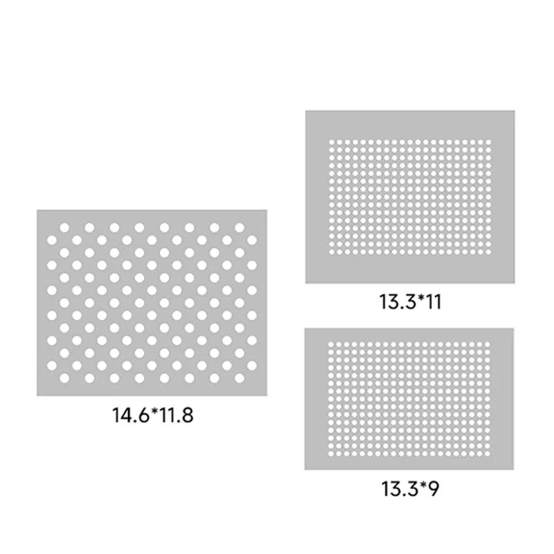 AMAOE Hard Disk Locating Board BGA Reballing Stencil Template for IP X XS XR 11 12 13 14 Pro NAND Repair  Solder Tin Net