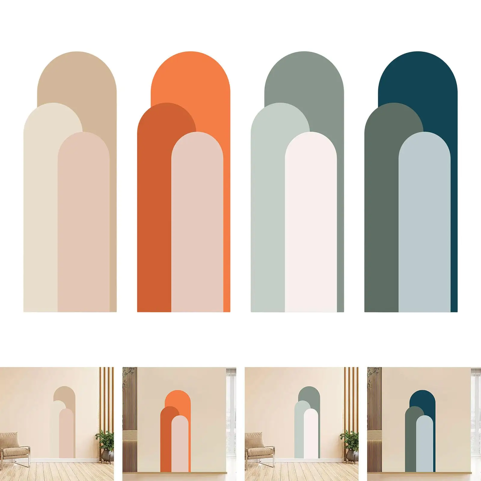 

Геометрическая наклейка на стену, ПВХ стикер на стену для шкафа, спальни, дивана, ТВ-фона