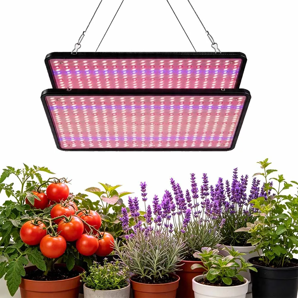 Lampe LED pour culture de plantes, spectre complet, type Sunlike Quantum Board, pour tente de culture intérieure, culture de fleurs, 2 pièces