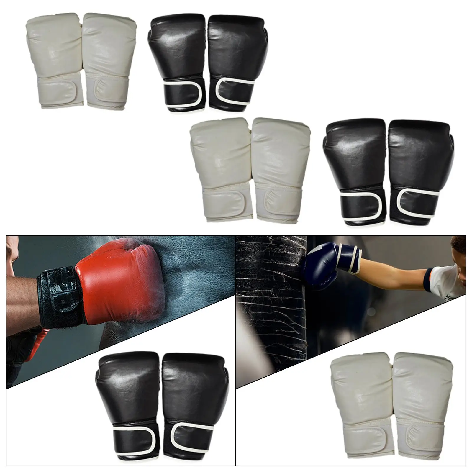 Boxing Gloves Punching Mitts for Workout Exercise Professional Competition image 4