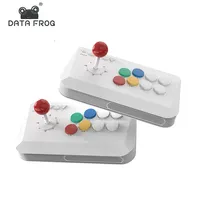 DATA FROG Wireless Game Controller with Ergonomic 2.4G Arcade Joystick Fight Stick for Switch PC Android iOS TV Box