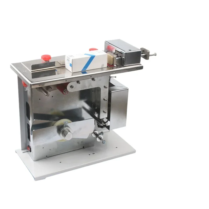 

Transparent, anti-counterfeiting, anti-dismantling, label 90-degree right-angle automatic label sticking machine