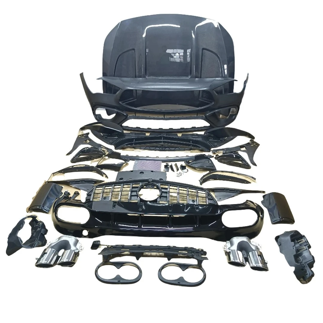 

W118 CLA200 CLA250 Upgraded CLA45S body kit with hood bumper diffuser for CLA 2020-2024