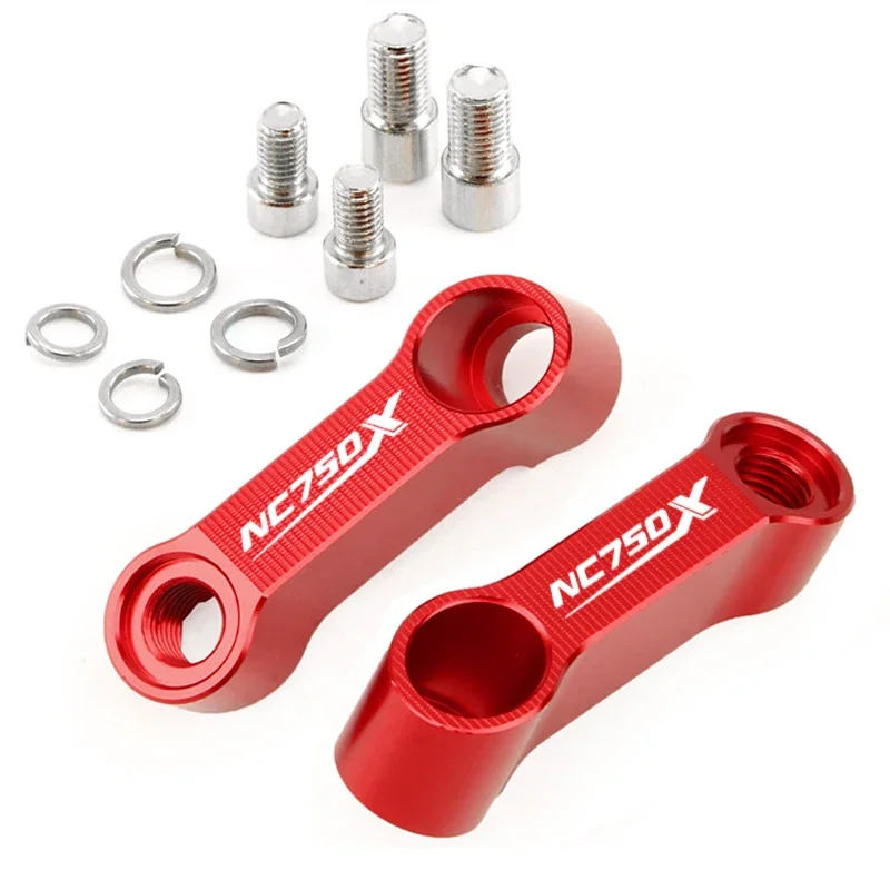 Kaca Spion Memperpanjang Braket Ekstensi Riser Cermin Aluminium Sepeda Motor untuk HONDA NC750 NC700S NC750X Aksesori NC 750 X