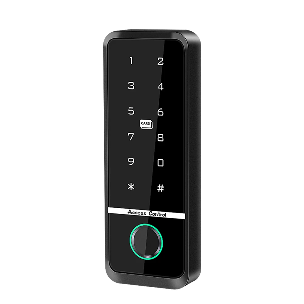 Kit de système de contrôle d\'accès Tuya WiFi RFID, ouvre-porte à empreintes digitales, sécurité à domicile intelligente, serrure de porte électrique