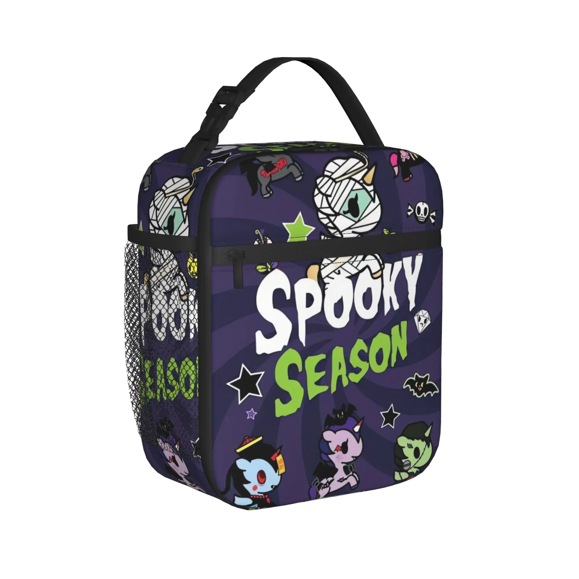 Kawaii Donutella Sandy Unicorno Lunch Bag For Child  Print Lunch Box Casual Picnic Cooler Bag Convenient Oxford Tote Food Bags