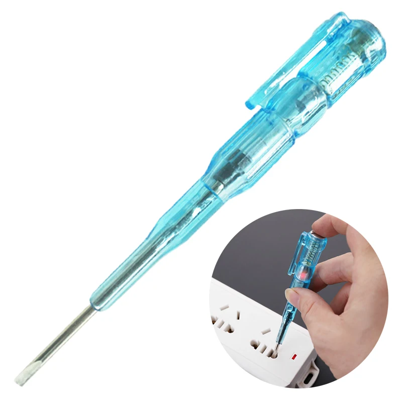 

Voltmeter 100-500V Power Voltage Detector Pen Circuit Tester Electrical Screwdriver Indicator Tools Portable Tester Pen