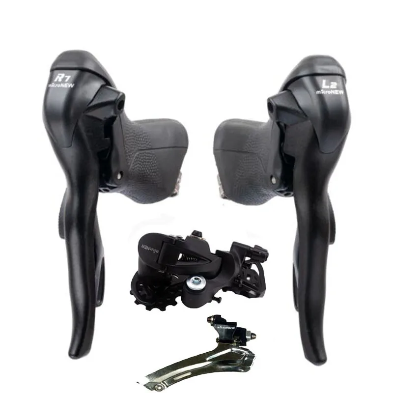 

Группа для шоссейного велосипеда 2x7 2x8 2x9 2x10 Скорость переключения передач Рычаг переключения передач для шоссейного велосипеда Задние переключатели 10-скоростной переключатель для шоссейного велосипеда Shimano