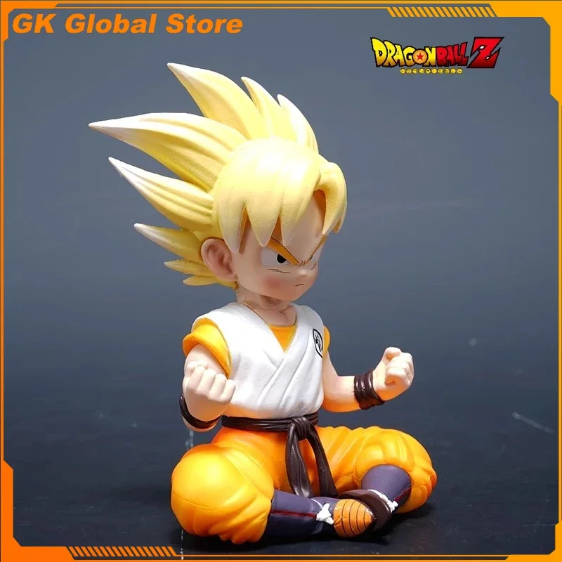 

11cm New Dragon Ball Anime Figure Son Goku Peripheral Scene Collect Statue PVC Model Decorate Ornaments Kids Birthday Gifts Toys